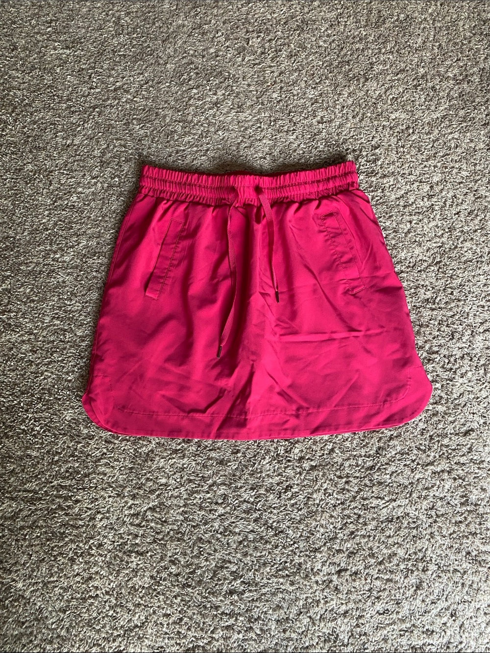 Maurices Hot Pink Drawstring Skirt